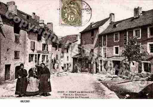 Ville de PONTDEMONTVERT(LE), carte postale ancienne