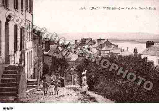 Ville de QUILLEBEUFSURSEINE, carte postale ancienne