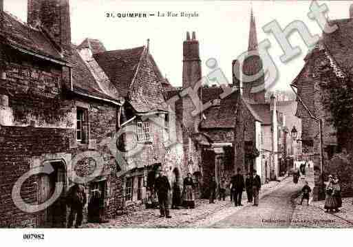 Ville de QUIMPER, carte postale ancienne