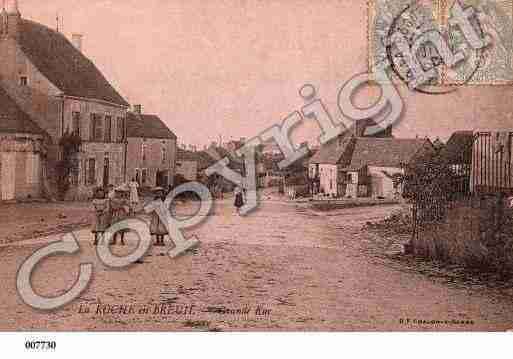 Ville de ROCHEENBRENIL(LA), carte postale ancienne