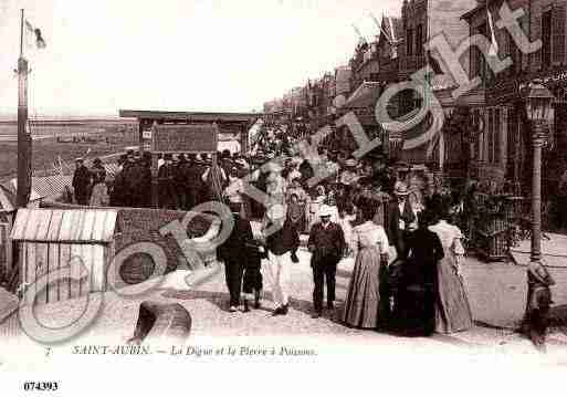 Ville de SAINTAUBINSURMER, carte postale ancienne