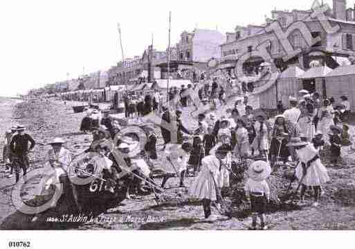 Ville de SAINTAUBINSURMER, carte postale ancienne