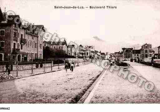 Ville de SAINTJEANDELUZ, carte postale ancienne