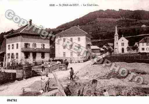 Ville de SAINTJEANDESIXT, carte postale ancienne