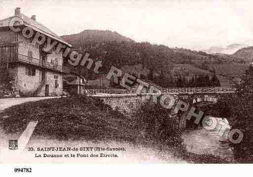 Ville de SAINTJEANDESIXT, carte postale ancienne