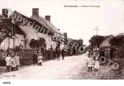 Ville de SAINTLEONARDENBEAUCE, carte postale ancienne