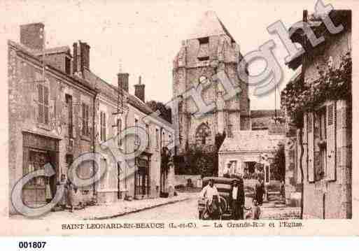 Ville de SAINTLEONARDENBEAUCE, carte postale ancienne