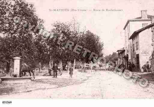 Ville de SAINTMATHIEU, carte postale ancienne