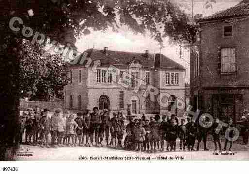 Ville de SAINTMATHIEU, carte postale ancienne