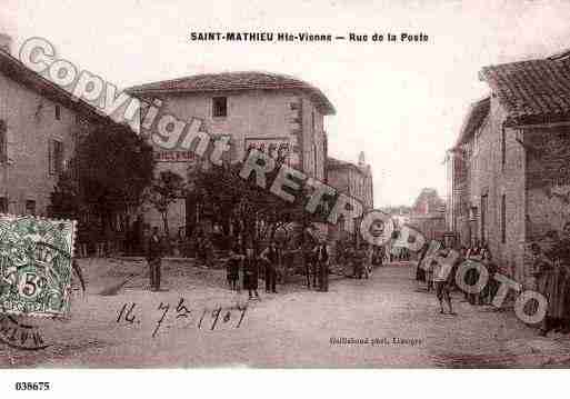 Ville de SAINTMATHIEU, carte postale ancienne