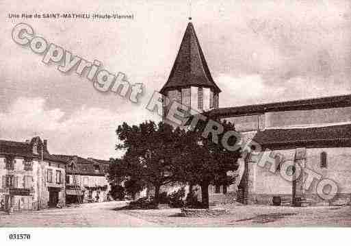 Ville de SAINTMATHIEU, carte postale ancienne