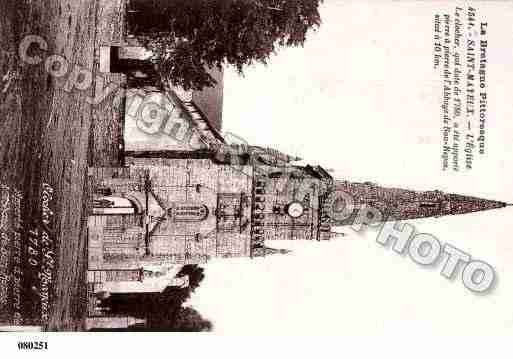 Ville de SAINTMAYEUX, carte postale ancienne