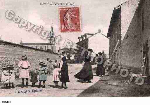 Ville de SAINTPAULDEVEZELIN, carte postale ancienne