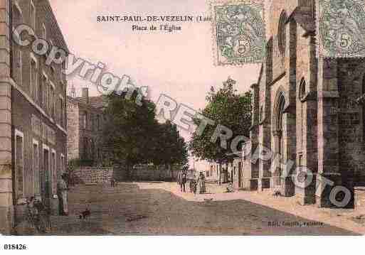 Ville de SAINTPAULDEVEZELIN, carte postale ancienne