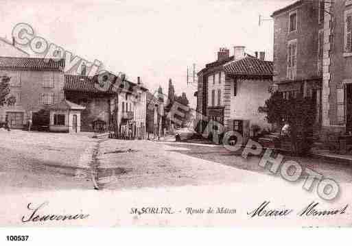 Ville de SAINTSORLIN, carte postale ancienne