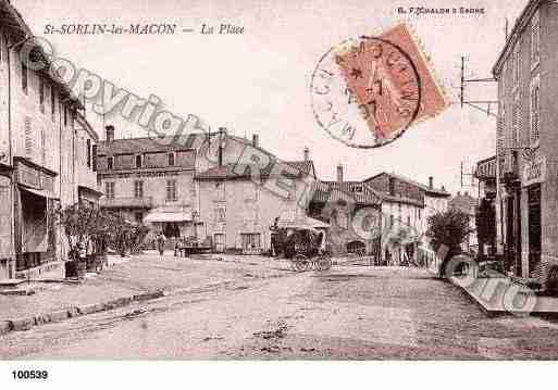 Ville de SAINTSORLIN, carte postale ancienne