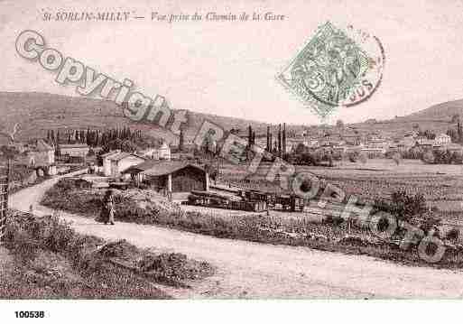 Ville de SAINTSORLIN, carte postale ancienne