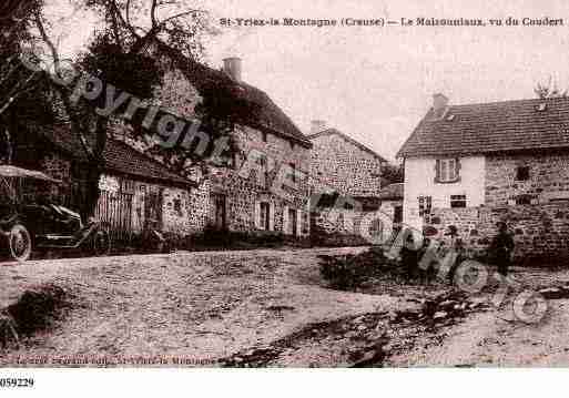 Ville de SAINTYRIEIXLAMONTAGNE, carte postale ancienne