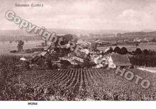 Ville de SALONNES, carte postale ancienne