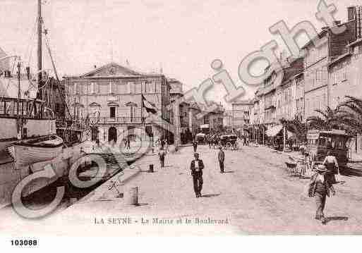 Ville de SEYNESURMER(LA), carte postale ancienne