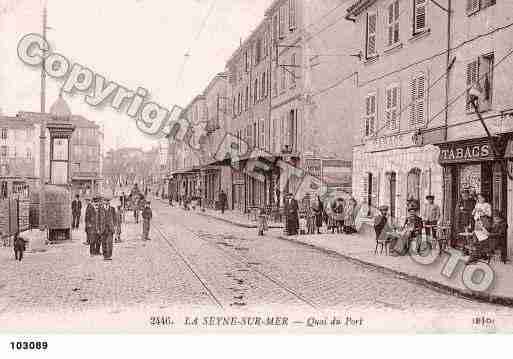 Ville de SEYNESURMER(LA), carte postale ancienne