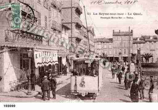 Ville de SEYNESURMER(LA), carte postale ancienne