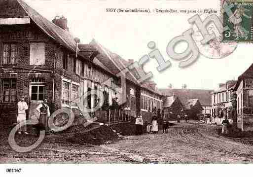 Ville de SIGYENBRAY, carte postale ancienne