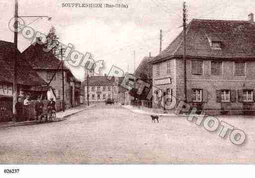 Ville de SOUFFLENHEIM, carte postale ancienne