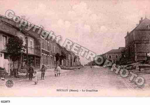 Ville de SOUILLY, carte postale ancienne