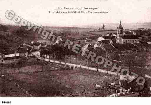 Ville de THUILLEYAUXGROSEILLES, carte postale ancienne