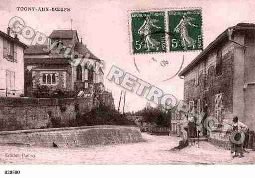 Ville de TOGNYAUXBOEUFS, carte postale ancienne