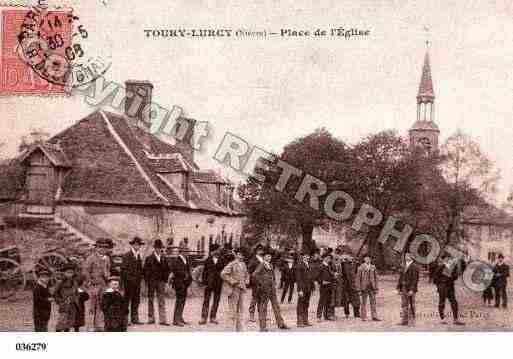 Ville de TOURYLURCY, carte postale ancienne