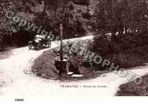 Ville de TRAMAYES, carte postale ancienne