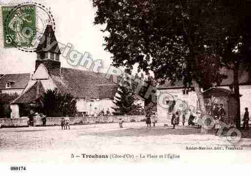 Ville de TROUHANS, carte postale ancienne