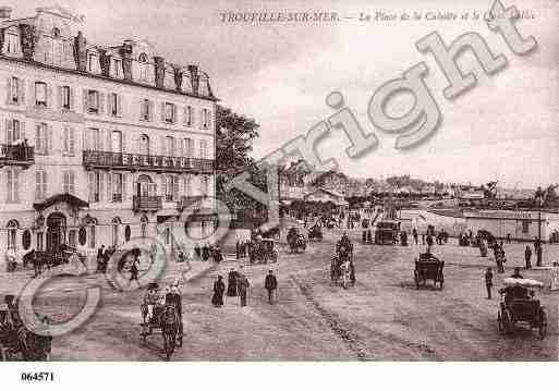 Ville de TROUVILLESURMER, carte postale ancienne