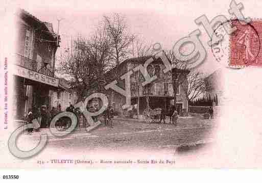 Ville de TULETTE, carte postale ancienne