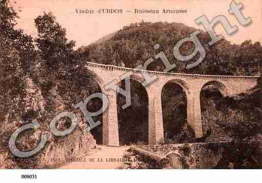 Ville de URDOS, carte postale ancienne