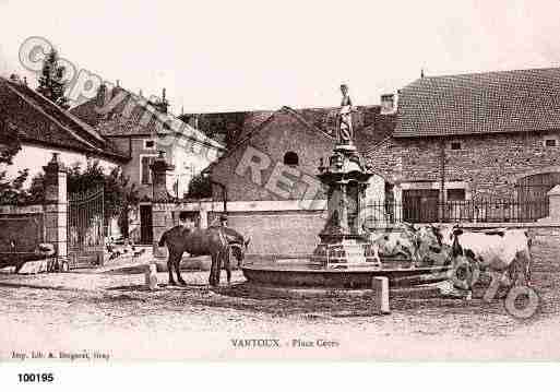 Ville de VANTOUXETLONGEVELLE, carte postale ancienne