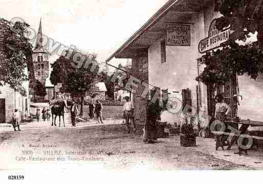 Ville de VILLAZ, carte postale ancienne