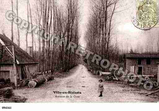 Ville de VILLEENBLAISOIS, carte postale ancienne