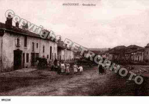 Ville de ABAUCOURT, carte postale ancienne