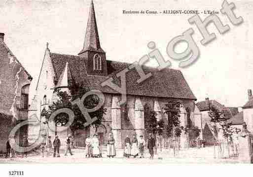 Ville de ALLIGNYCOSNE, carte postale ancienne Ville de ALLIGNYCOSNE, carte postale ancienne