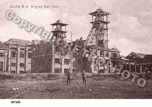 Ville de ANGRES, carte postale ancienne