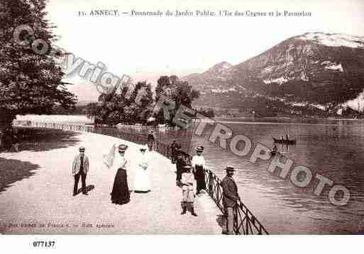 Ville de ANNECY, carte postale ancienne