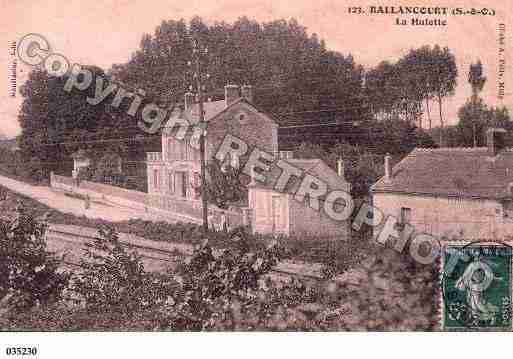 Ville de BALLANCOURTSURESSONNE, carte postale ancienne