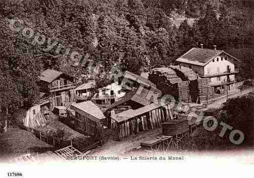 Ville de BEAUFORTSURDORON, carte postale ancienne