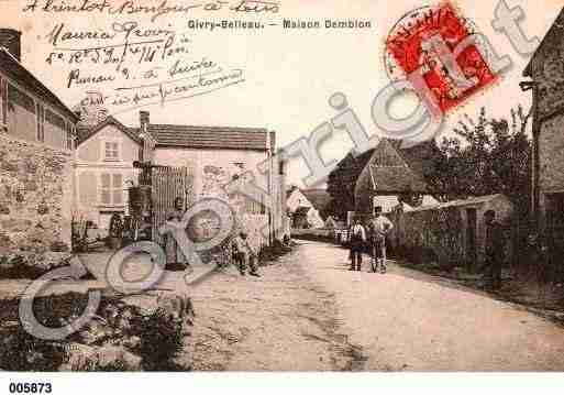 Ville de BELLEAU, carte postale ancienne