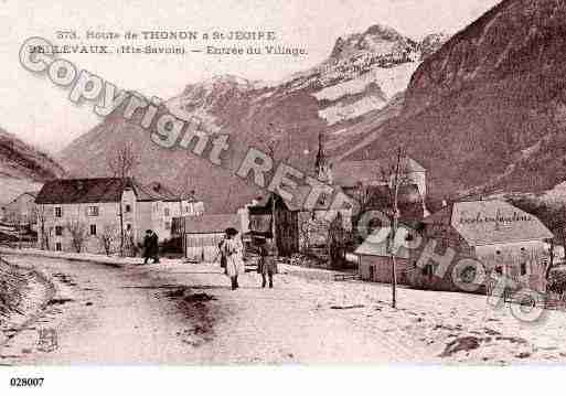 Ville de BELLEVAUX, carte postale ancienne