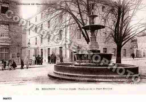 Ville de BESANCON, carte postale ancienne