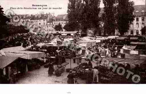 Ville de BESANCON, carte postale ancienne